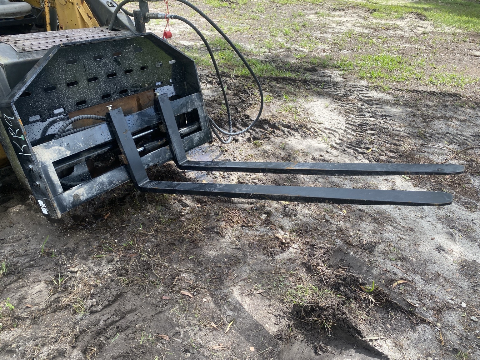 2026 GIYI SF60 — Front view and 60-inch tines · Actual item photo